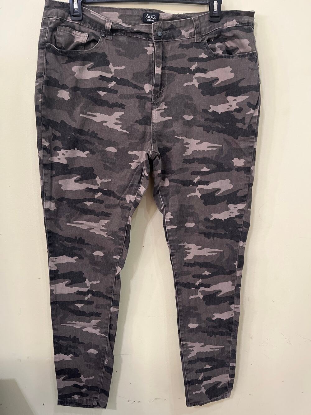 Simply Emma Jegging Denim Legging Green Camouflage Women’s 20W lightweight